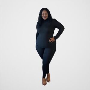 Black Women's Microfiber Set